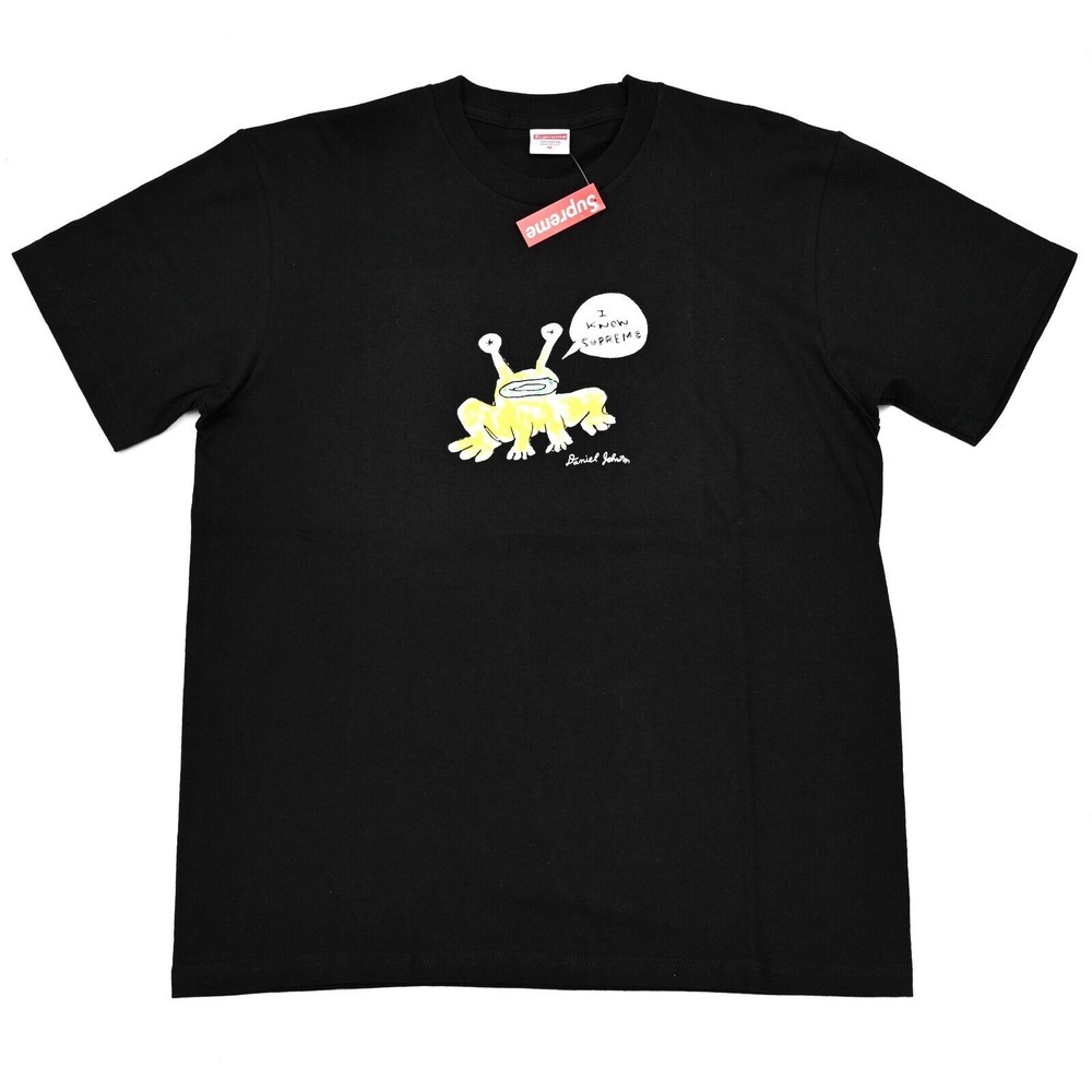 Supreme SS20 Daniel Johnston Frog T Shirt Tee Black Deadstock NWT (M) Graffiti